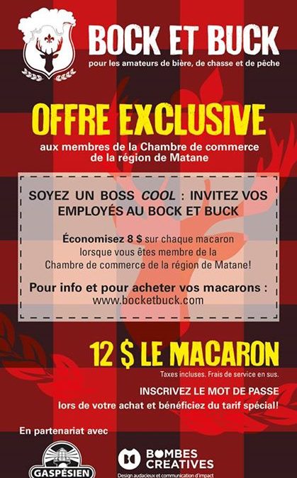 Bonne nouvelle pour les membres de la CCrM. L&rsquo;équipe de Bombes Créatives vous a …
