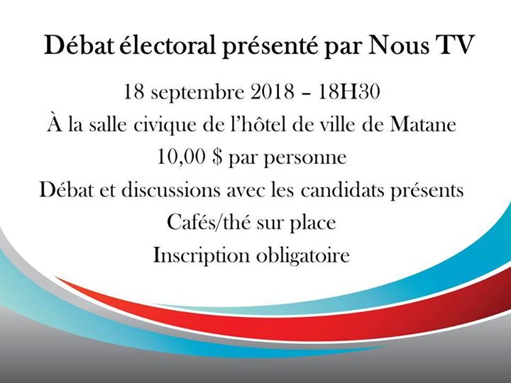 [Débat électoral]…