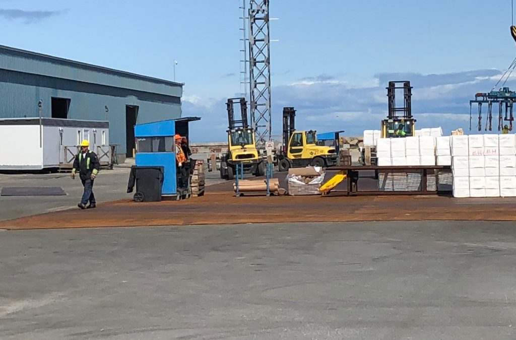 CEG Construction a relevé un défi colossal au port de Matane