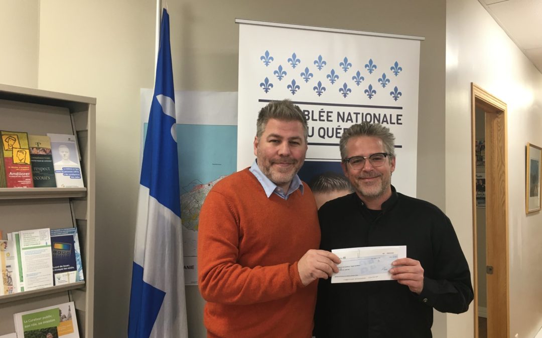 Merci au député de Matane-Matapédia, M. Pascal Bérubé, pour son soutien apporté …
