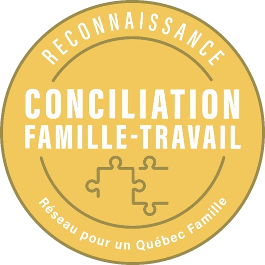 Sceau de reconnaissance conciliation famille-travail