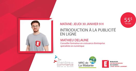 Matane: Introduction à la publicité en ligne