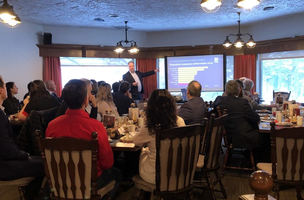 Première activité de 2020 de la CCRM, déjeuner du maire au Quality Inn et Suites