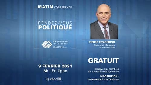 RENCONTRE AVEC LE MINISTRE PIERRE FITZGIBBON…