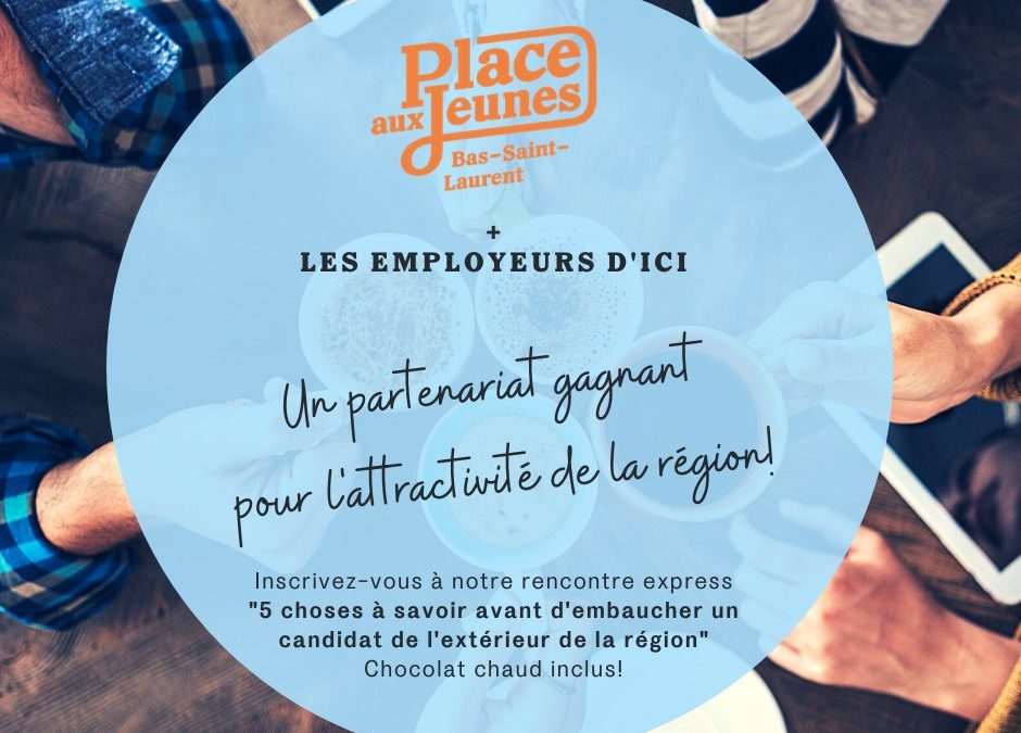 Une initiative originale et très intéressante pour les employeurs de la région…