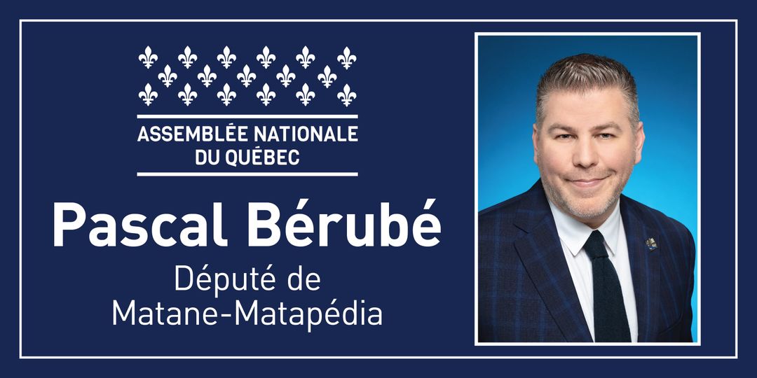 La CCRM tient à remercier monsieur Pascal Bérubé, Député de Matane-Matapédia pou…