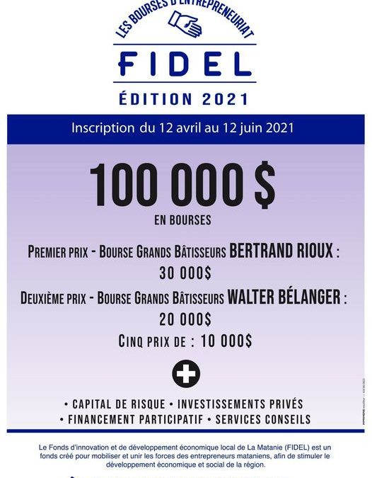 Il ne reste qu&rsquo;un mois  pour déposer un projet dans le cadre des Bourses à l&rsquo;en…