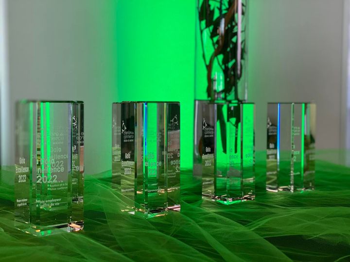 Derniers préparatifs pour le gala de l’excellence de la CCRM! Nous avons bien …